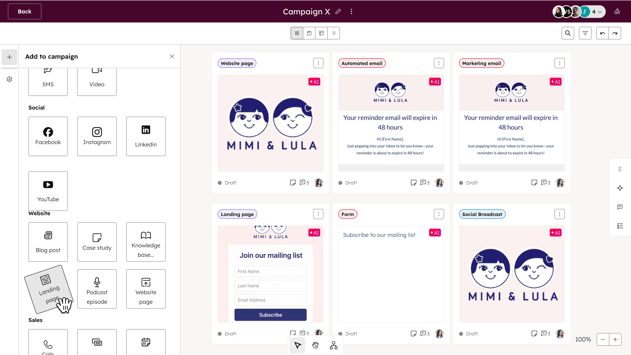 Marketing Hub - Marketing Studio