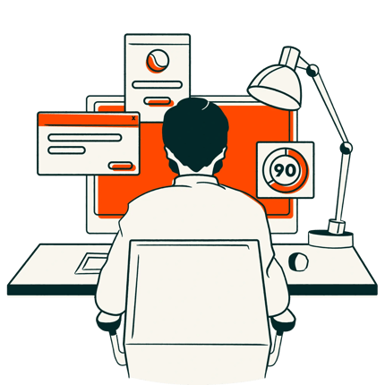 Web Hosting_Linear_llustrations_Characters